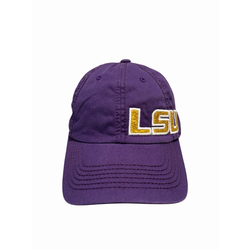 LSU Tigers Women's Top of the World Gold Sparkle Adjustable Hat